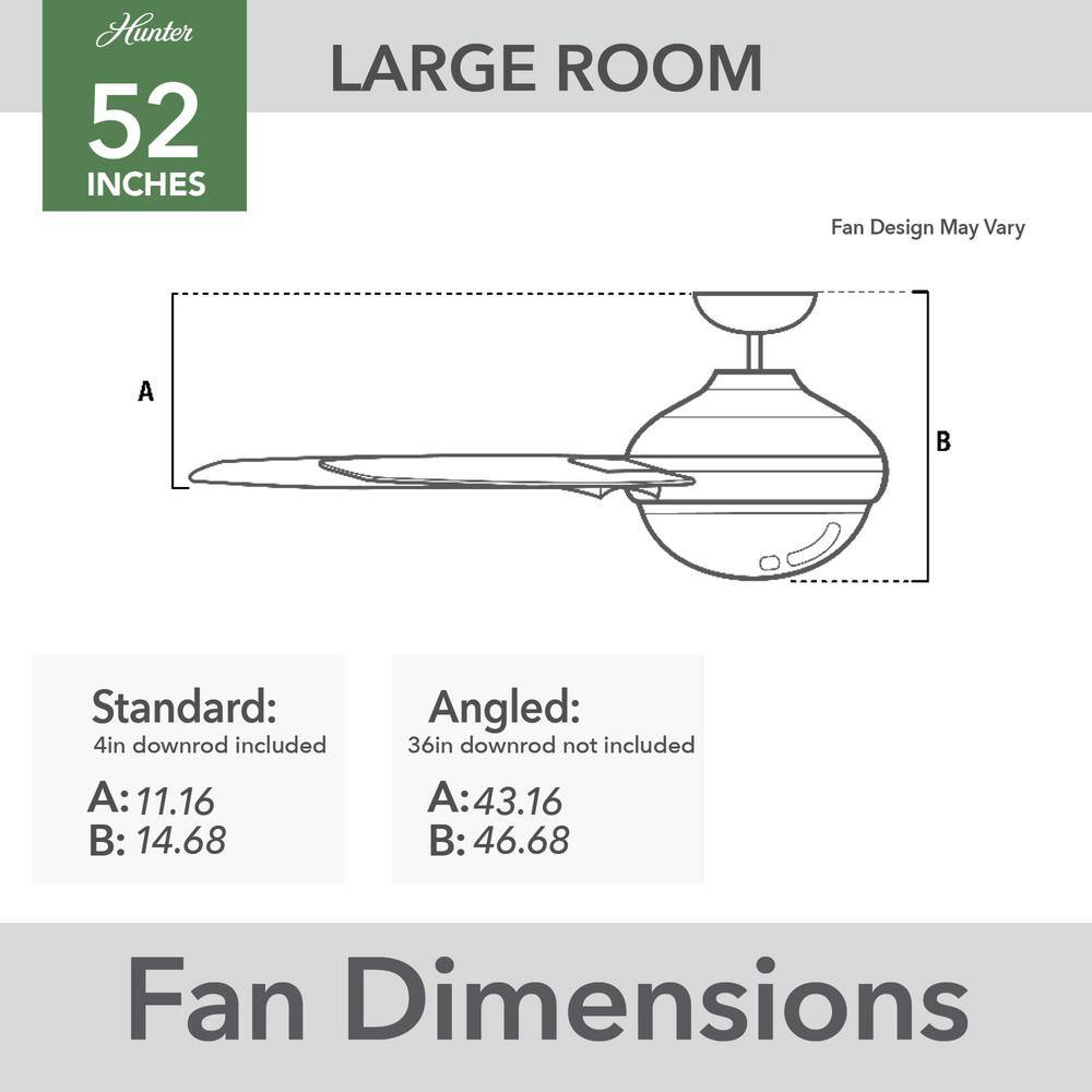 Skyflow 52" Matte Silver 5-Blade Ceiling Fan with LED Light and Remote
