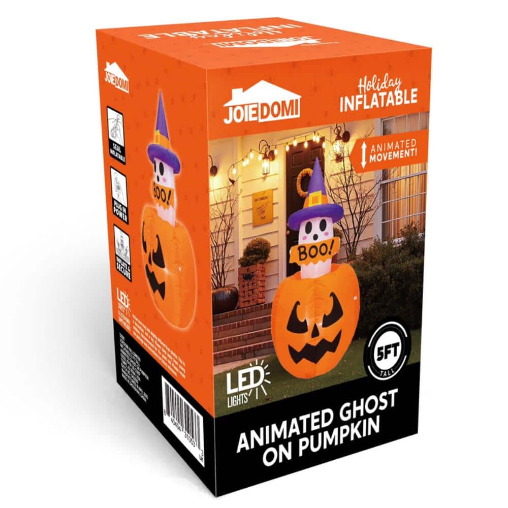 5ft Halloween Animated Inflatables Ghost on Pumpkin price history on PriceWatchPro
