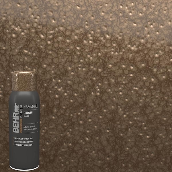 12 oz. #SP-301 Brown Gloss Interior/Exterior Hammered Spray Paint Aerosol
