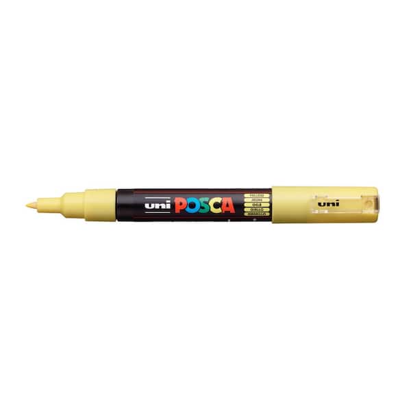 Extra Fine Point Yellow Uni Posca PC1M.2 Water-Based Paint Marker 