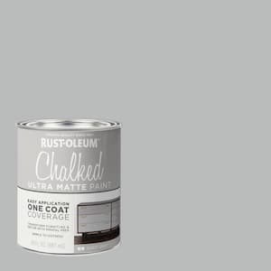 30 oz. Chalked Aged Gray Ultra Matte Interior Paint (2-Pack)