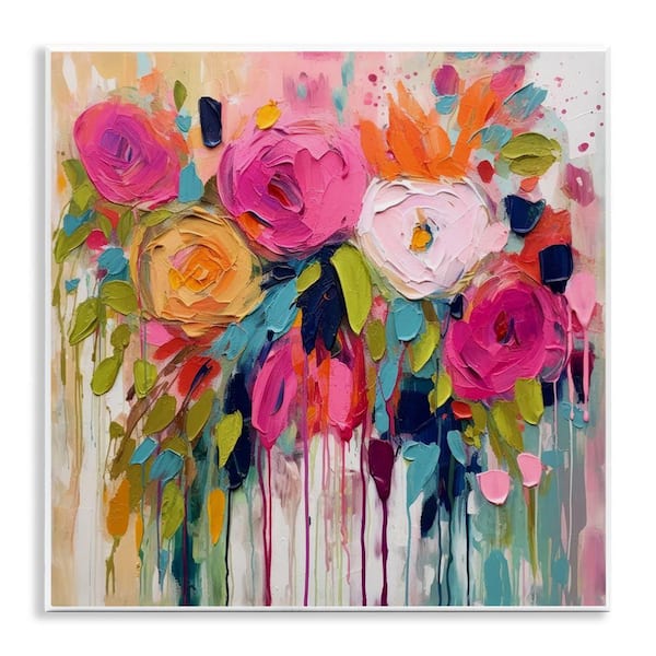 Urban Paint Bouquet by Irena Orlov Unframed Graphic Art Print Nature 12 in. x 12 in.