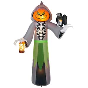 10 ft Jack-O-Lantern Head Reaper Halloween Inflatable
