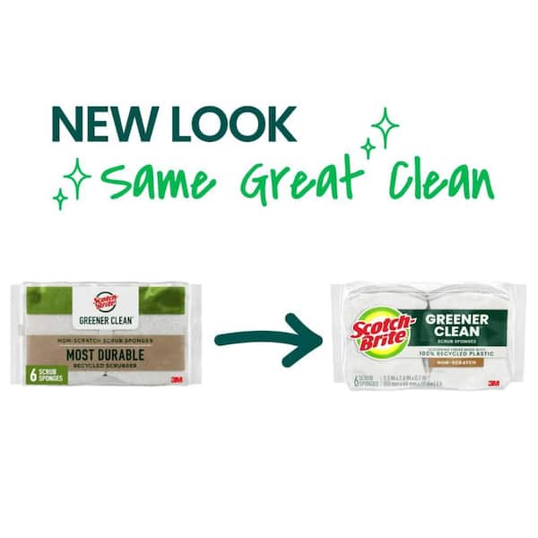 Greener Clean Non-Scratch Scrub Sponge (3-Pack)