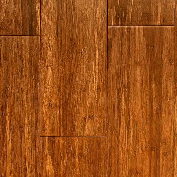 Islander Carbonized Handscraped 9/16 in. Thick x 4 in. Wide x Random Length Engineered Strand Bamboo Flooring (31.51 sq.ft./case)