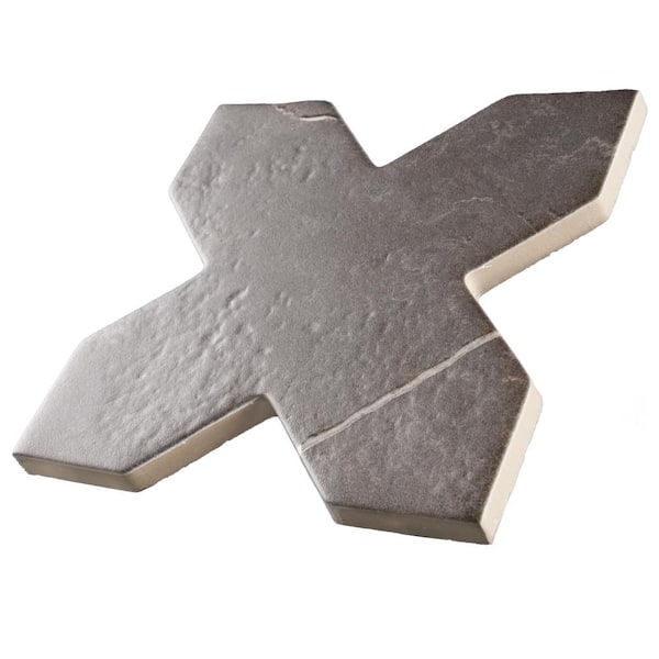 Istanbul Star Night with Night Cross 6 in. x 12 in. Porcelain Floor and Wall Tile (8.64 sq. ft./Case)