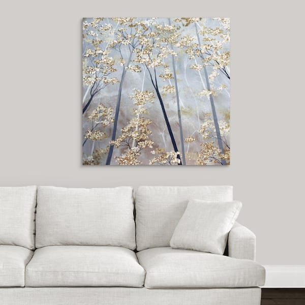 GreatBigCanvas "Taupe Forest" by Herb Dickinson Canvas Wall Art