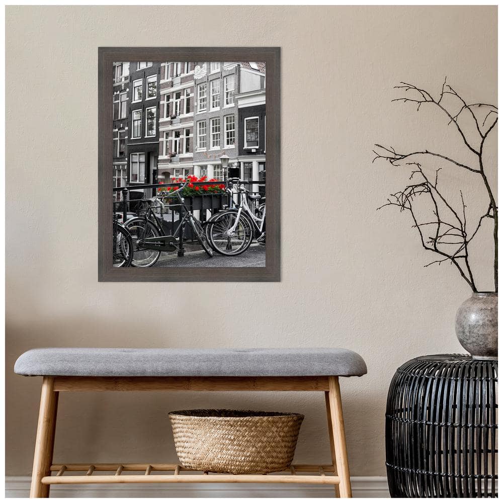 Chocolate Brown Hardwood Wall Picture Frame 30x24