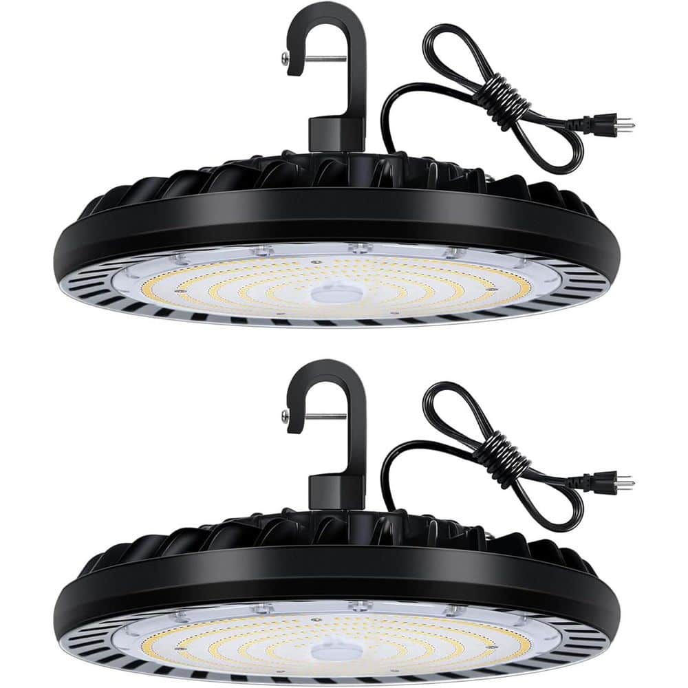 2 Pack 150W 5000K 19500 Lumen LED UFO High Bay Light Fixture IP65 Commercial Warehouse Wet Location Area price history on PriceWatchPro