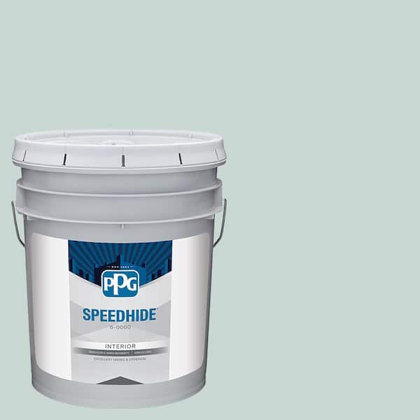 SPEEDHIDE 5 gal. PPG1143-2 Blue Lullaby Satin Interior Paint
