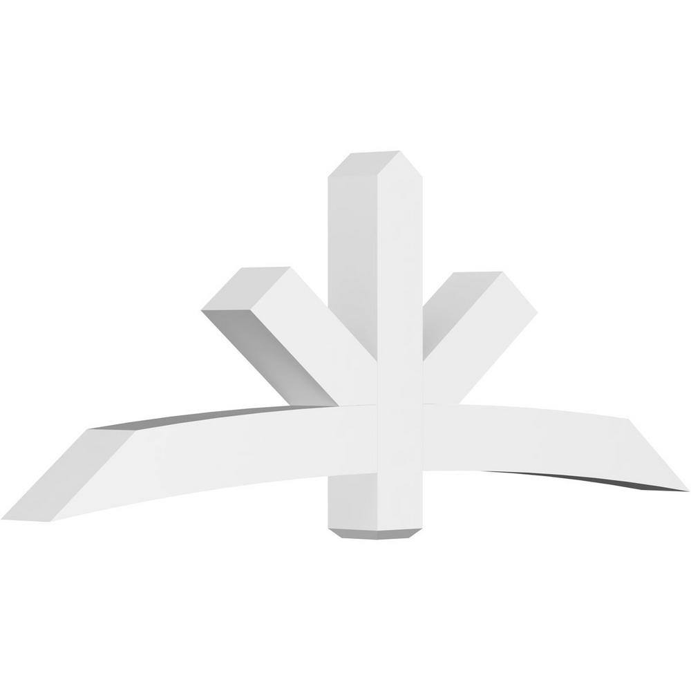 84 in. W x 31 1/2 in. H x 6 in. D x 6 in. F, 9/12 Pitch, Alberta Signature Urethane Gable Bracket, Primed Tan price history on PriceWatchPro