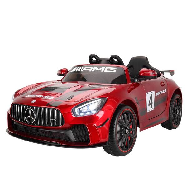 Kids Ride On Car 12V Rechargeable Battery Powered w/ MP3 RC Remote Control Red 
