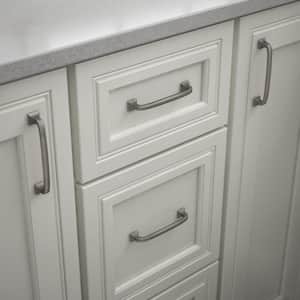Essentials 4 in. (102 mm) Classic Heirloom Silver Cabinet Drawer Pull