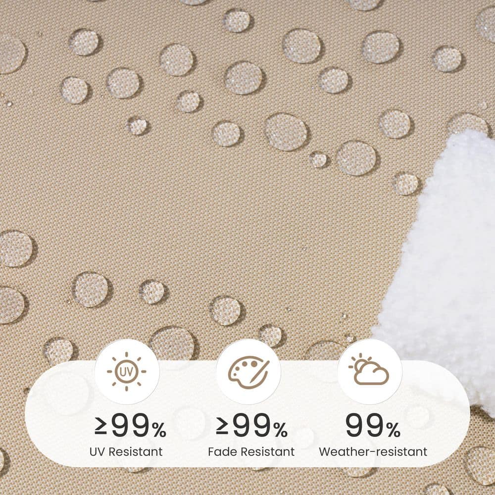 Features of the cushion: UV Resistant, Fade Resistant, Weather-resistant.