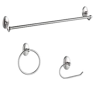 3 -Piece Bath Hardware Set with Included Mounting Hardware in Brushed Gold