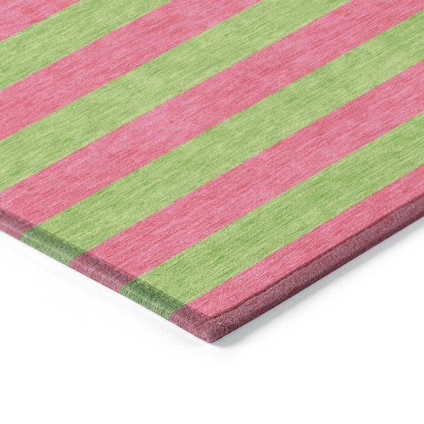 Chantille ACN530 Blush 2 ft. 6 in. x 3 ft. 10 in. Machine Washable Indoor/Outdoor Geometric Area Rug