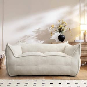 2-Seater Bean Bag Chair with Armrests