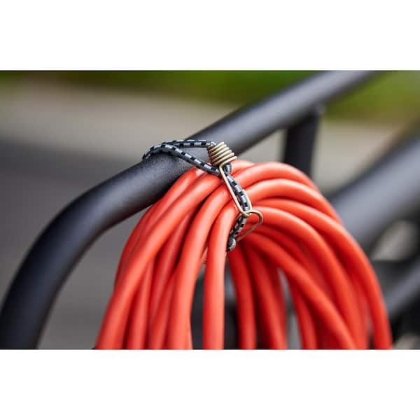 190 Lbs Real Heavy Duty Carabiner Bungee Cord, 8 10 12 Short