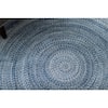 Anji Mountain Epona Braided 6 ft. Round Blue Area Rug AMB0425-060R