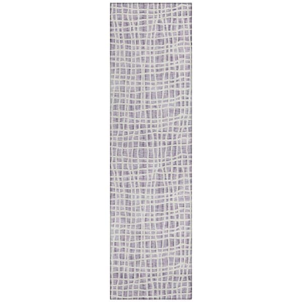 Addison Rugs Chantille Machine Washable Indoor/Outdoor Abstract ACN729 Lilac 2 ft. 3 in. x 7 ft. 6 in. Area Rug