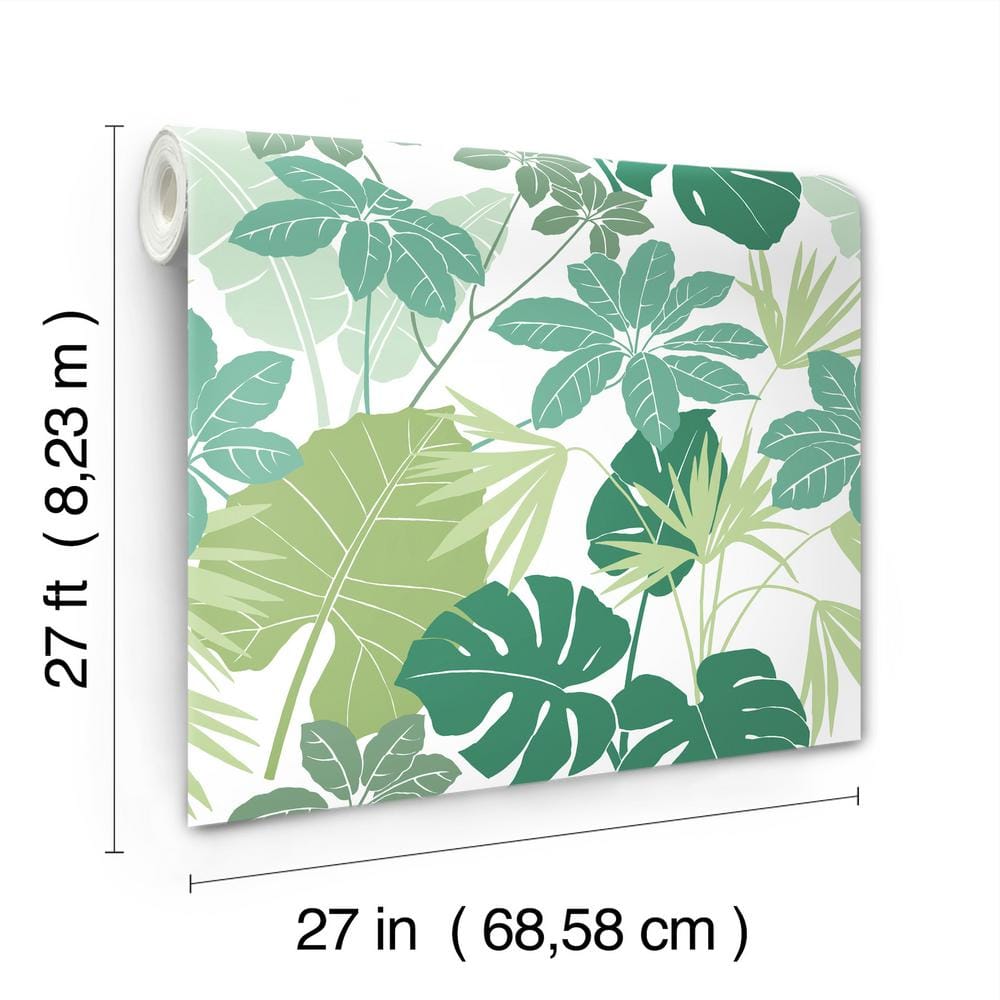 Medellin Green Rainforest Non-Woven Wallpaper Roll