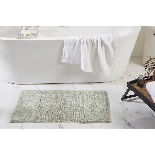 Better Homes & Gardens 2 Piece Extra Soft Cloud Bath Rug Set, Aqua, POLYESTER, Size: 17 inch x 24 inch, 20 inch x 30 inch