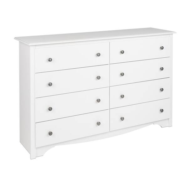 8 white outlet drawer dresser