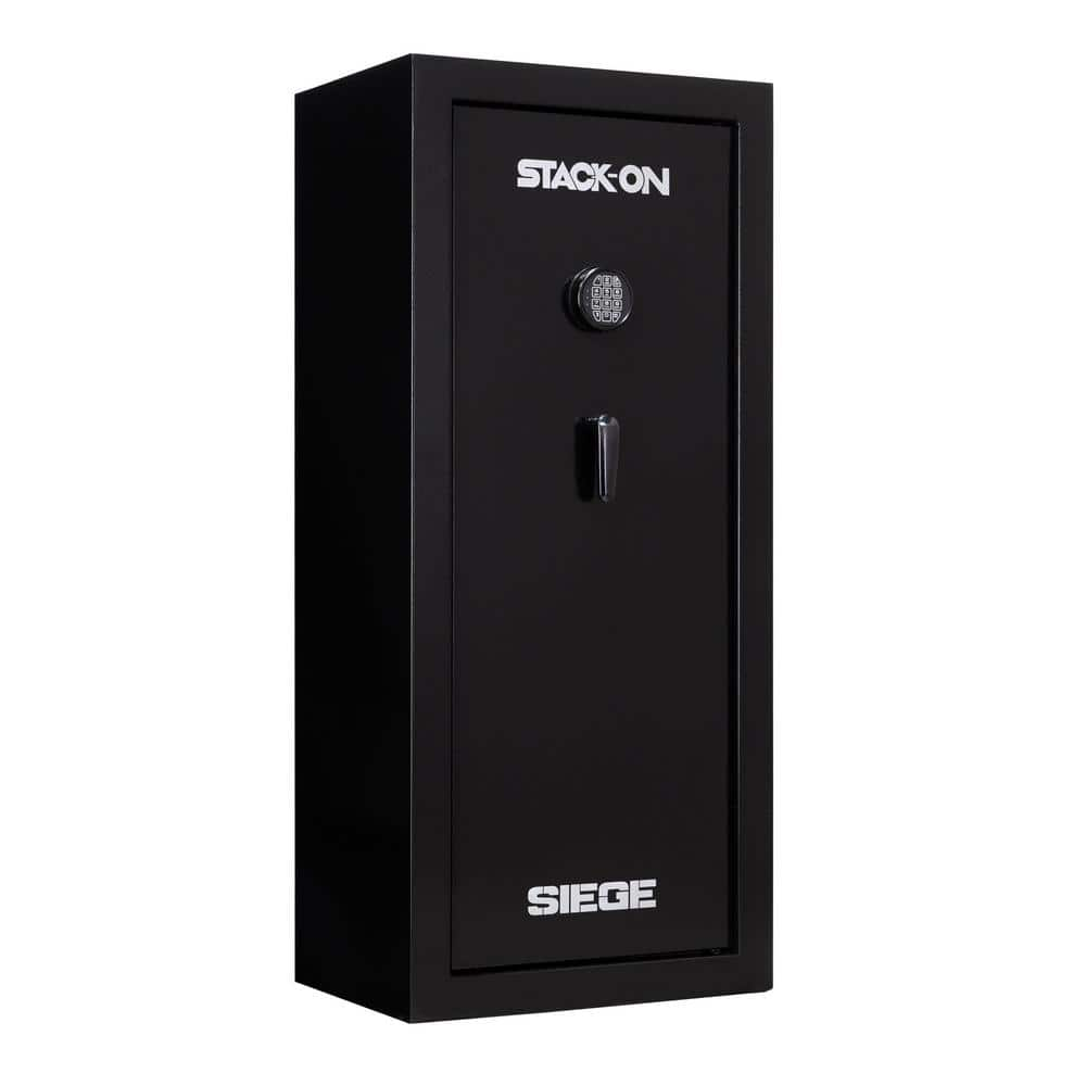 STACKON Siege 18Gun Fire Resistant Gun Safe, Electronic Lock in Black