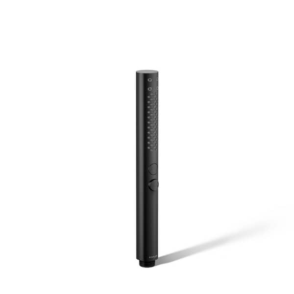 KOHLER Shift+ 2-Spray Patterns 1.13 in. Wall Mount Handheld Shower Head 1.75 GPM in Matte Black