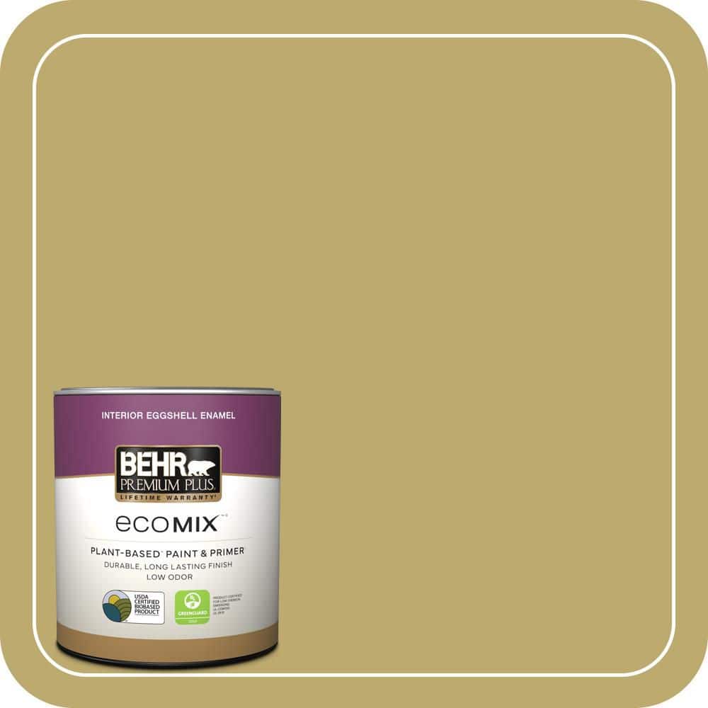 1 qt. #370F-5 Coriander Seed Eggshell Enamel EcoMix Plant-Based Interior Paint & Primer price history on PriceWatchPro