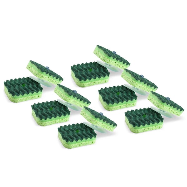 Libman Heavy-Duty Easy-Rinse Cleaning Sponges (6-Count), Green