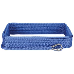 BoatTector Solid Braid MFP Anchor Line with Thimble - 3/8 in. x 50 ft., Royal Blue
