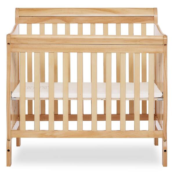 Dream On Me Aden Natural 4 In 1 Convertible Mini Crib 628 N The Home Depot