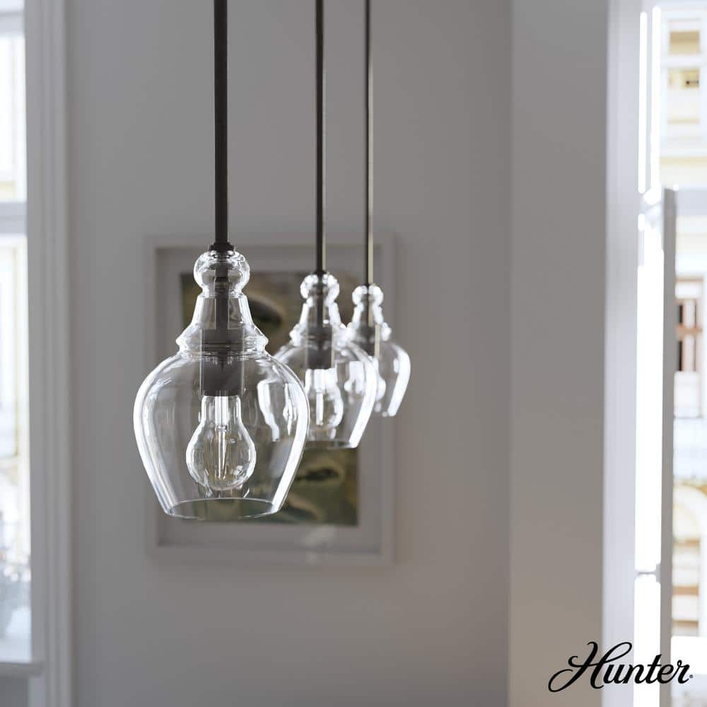 Maple Park 1 Light Noble Bronze Mini Pendent Light with Glass Shade Kitchen Light price history on PriceWatchPro