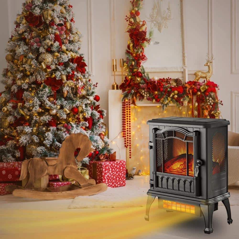 23.4 in. 5100 BTU Electric Fireplace Maximum Coverage 500 sq ft