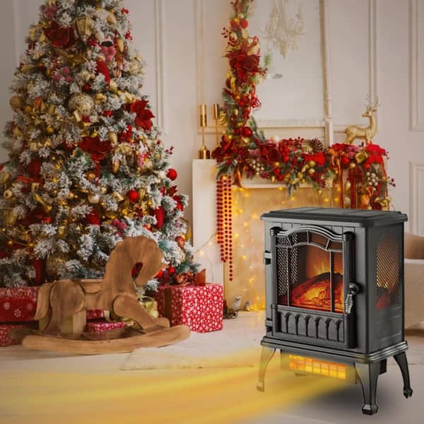 Unbranded 23.4 in. 5100 BTU Electric Fireplace Maximum Coverage 500 sq ft