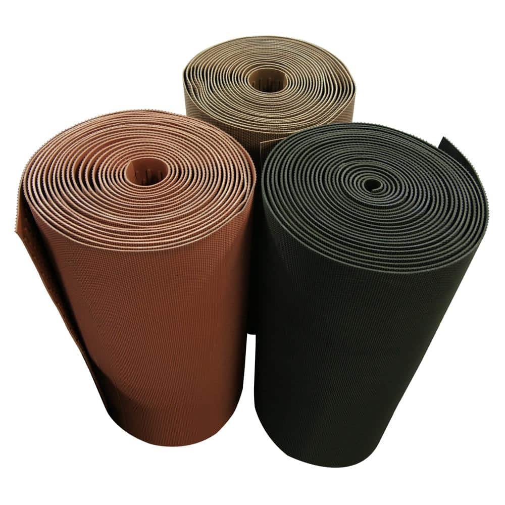 Brown and Black Rubber Anti-Slip Commercial Floor Mat