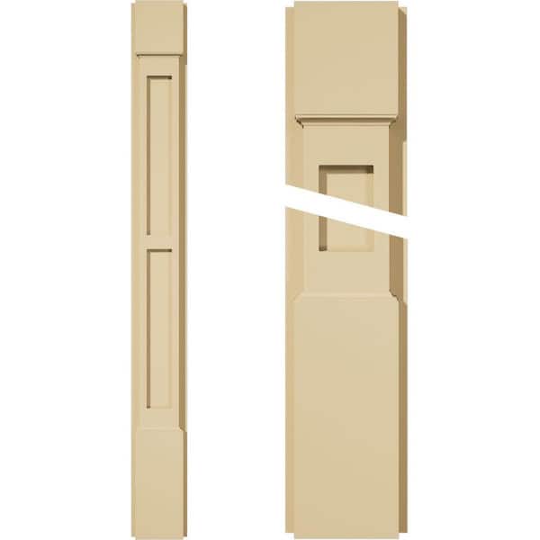 Ekena Millwork 2 in. D x 5 in. W x 48 in. L Primed Polyurethane Pilaster 1- Pack