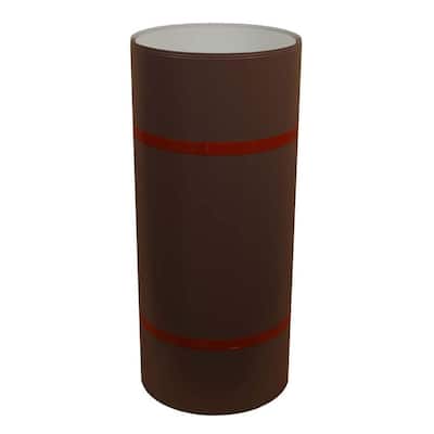 24 in. x 50 ft. Sable Brown and White Aluminum Trim Coil