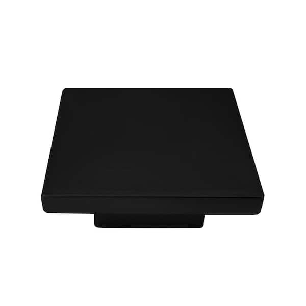 Metro 2 in. Matte Black Square Cabinet Knob