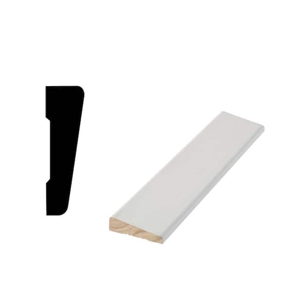 Unbranded WM324 - 11/16 in. x 2-1/4 in. x 72-16/2 Primed Finger-Jointed Door Casing Moulding Set