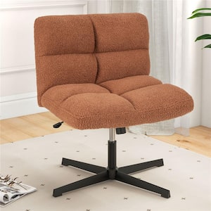 Fabric Swivel Ergonomic Office Desk Chair in Brown