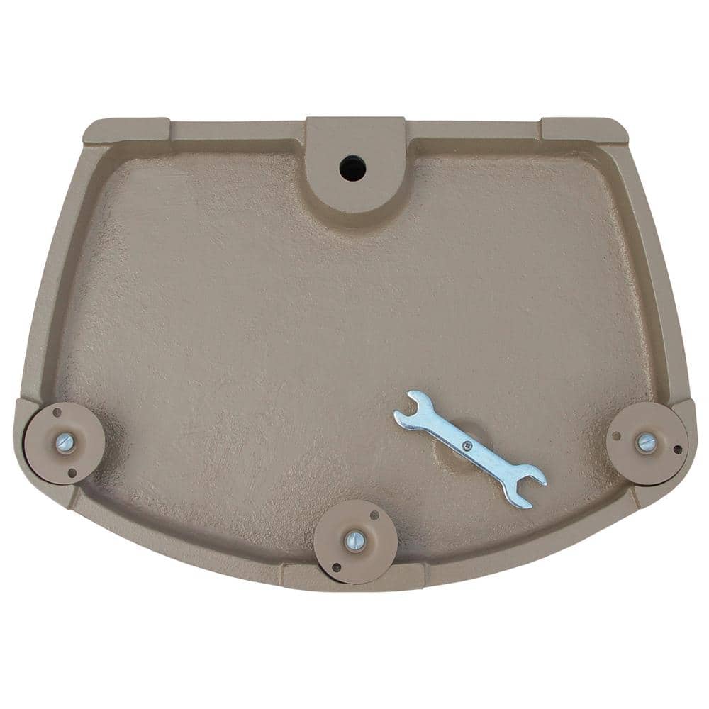 Champagne Cast Iron Off-The-Wall Umbrella Base