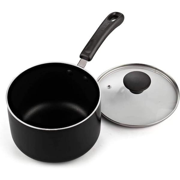 Alpine Cuisine Sauce Pan 2.5qt Aluminum Nonstick Coating Bakelite Hand