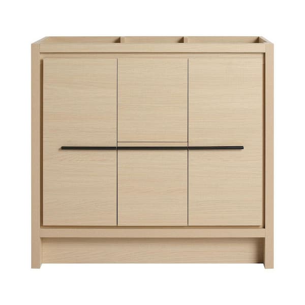 36 in. Bath Vanity Cabinet without Top in Dune Oak Unassembled