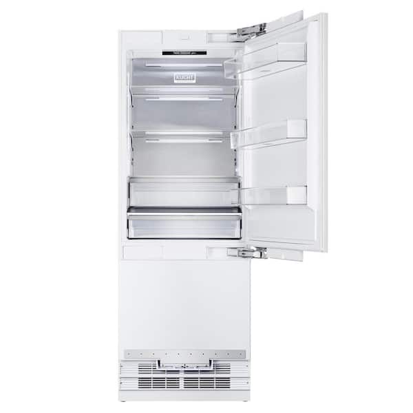 Kucht 30 in. Width 16 cu. ft. Built-In Bottom Freezer Refrigerator in Custom Panel Ready, Counter Depth