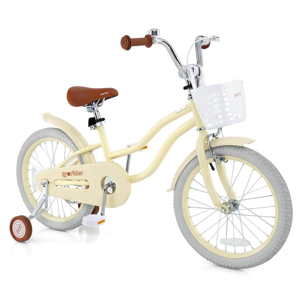 Costway 18 in. Kids Bike Toddler Bicycle with Training Wheel