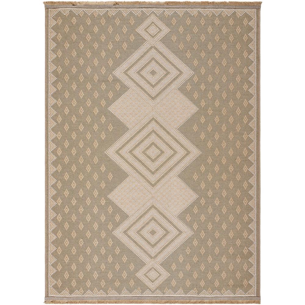 Mystery Tan/Beige 5 ft. x 7 ft. Cottage Indoor Area Rug price history on PriceWatchPro