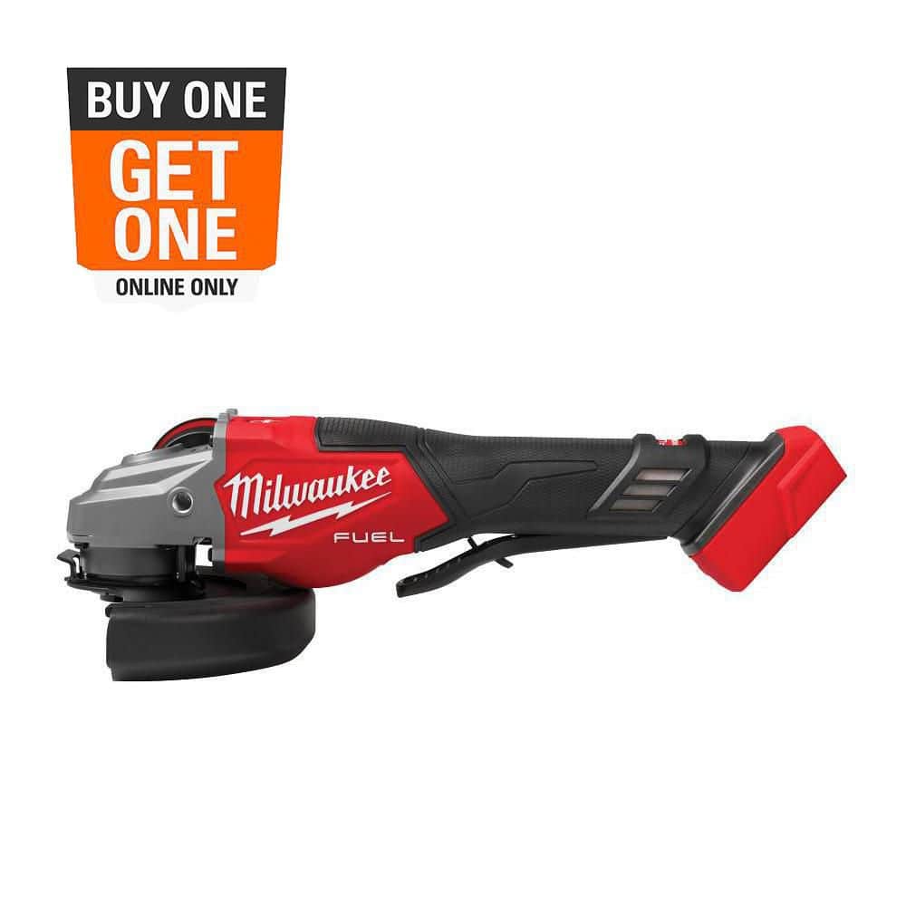 Milwaukee M18 FUEL 18-Volt Lithium-Ion Brushless Cordless 4-1/2 in./6 in. Braking Grinder with Paddle Switch (Tool-Only) 3670-20