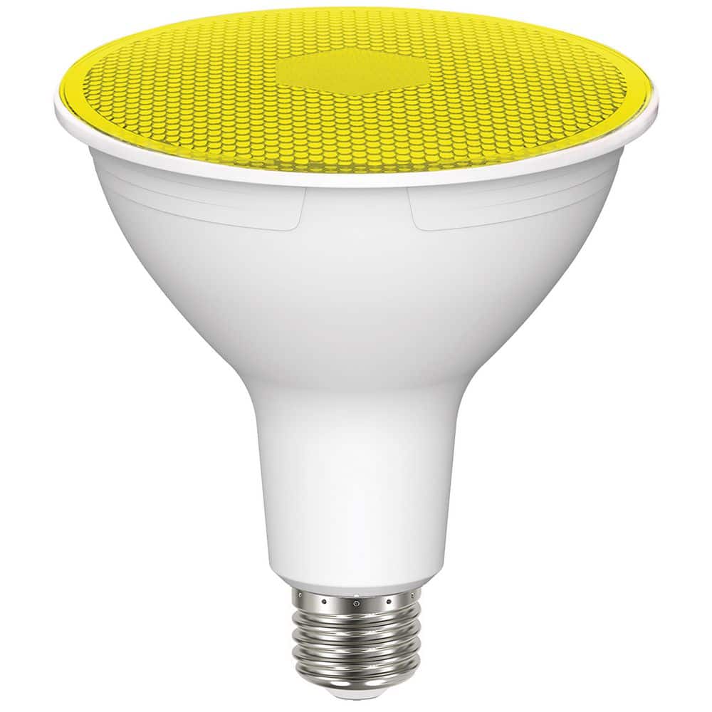 100-Watt Equivalent Yellow PAR38 Medium Base Dimmable IP65 90° Beam Angle Reflector LED Light Bulb 120 Volt (12-Pack) price history on PriceWatchPro